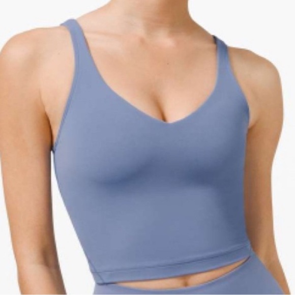 Lululemon Align Tank Water Drop Blue Nulu 10 - Picture 1 of 7